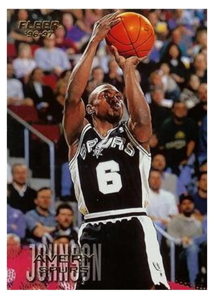 1996 Fleer Avery Johnson #99 card