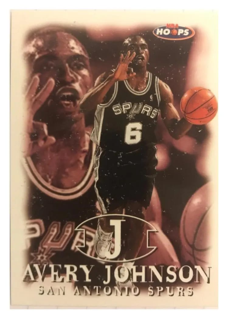 1998 Hoops Avery Johnson #94 card