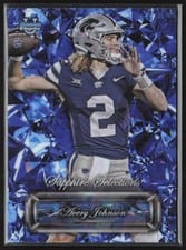 2025 Bowman University Chrome Sapphire Sapphire Selections Avery Johnson #SS-1 card