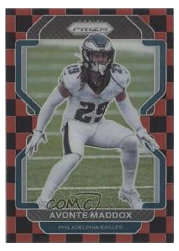 2021 Panini Prizm Base Set Avonte Maddox #225 card