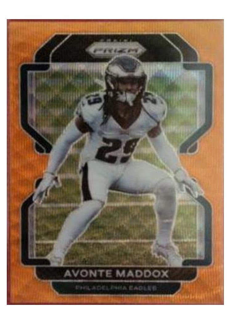 2021 Panini Prizm Base Set Avonte Maddox #225 card