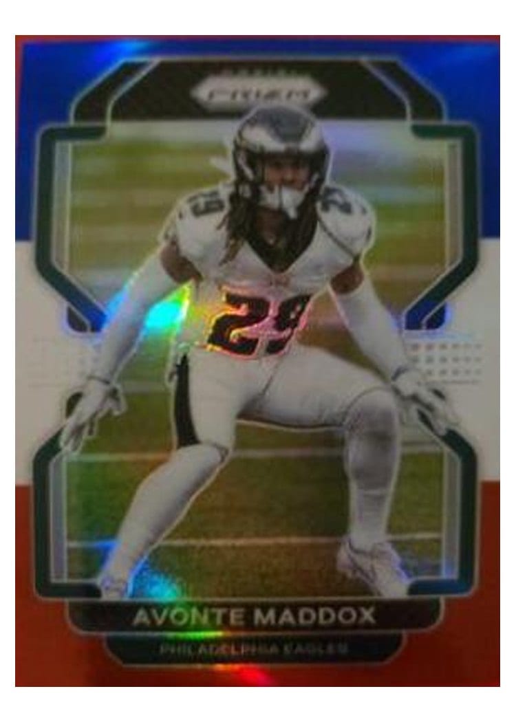 2021 Panini Prizm Base Set Avonte Maddox #225 card
