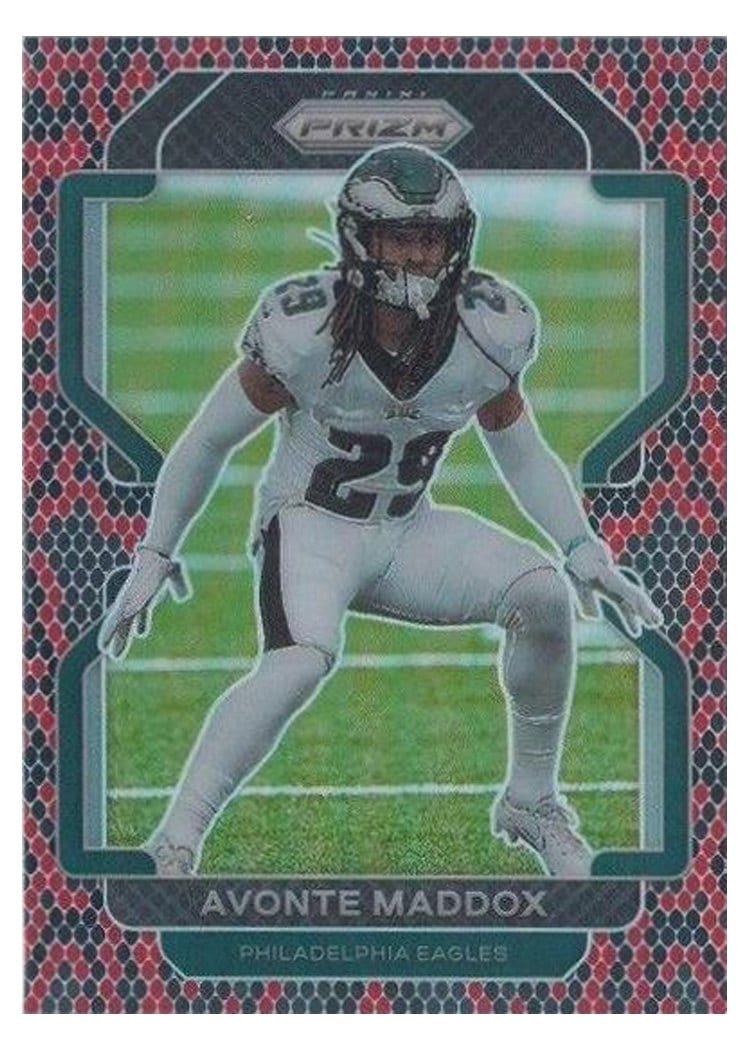 2021 Panini Prizm Base Set Avonte Maddox #225 card