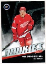 2026 Upper Deck National Hockey Card Day UD Victory Black Rookies Axel Sandin-Pellikka #V-15 card