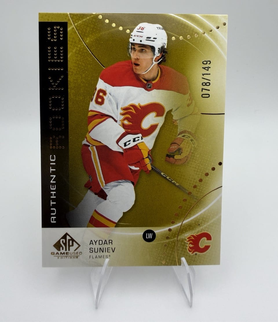 2025-26 SP Game Used Authentic Rookies Aydar Suniev #AR-AS card