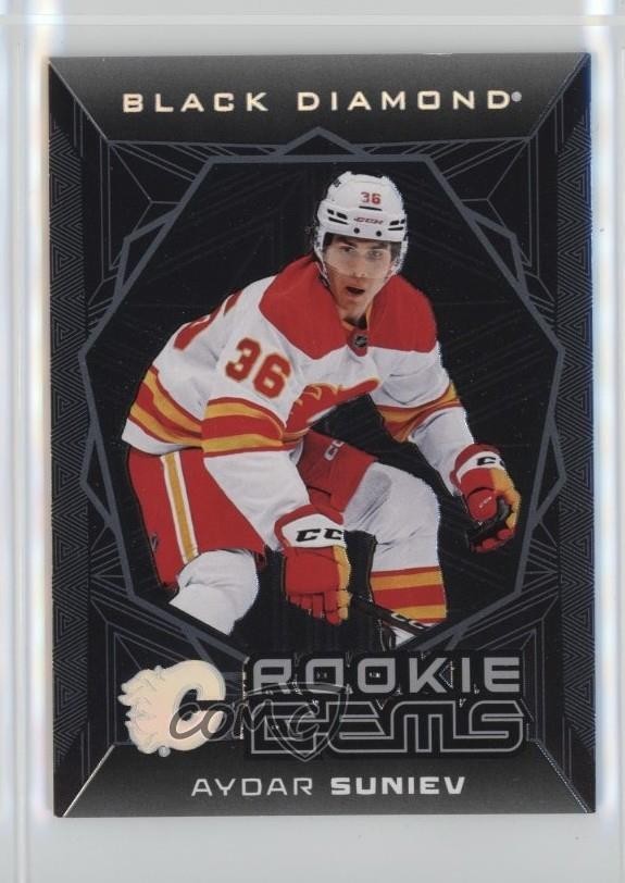 2025-26 Upper Deck Black Diamond Rookie Gems Aydar Suniev #RG-AS card