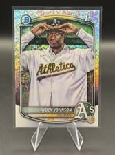 2025 Bowman Chrome Prospects Ayden Johnson #BCP-197 card