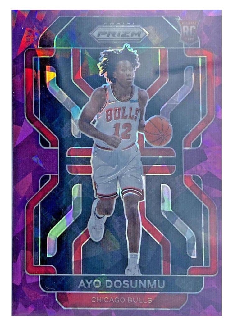 2021 Panini Prizm Ayo Dosunmu Purple Ice Prizm #271 card