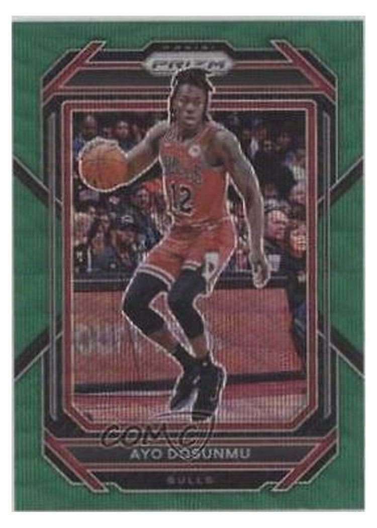 2022-23 Panini Prizm Base Set Ayo Dosunmu #79 card