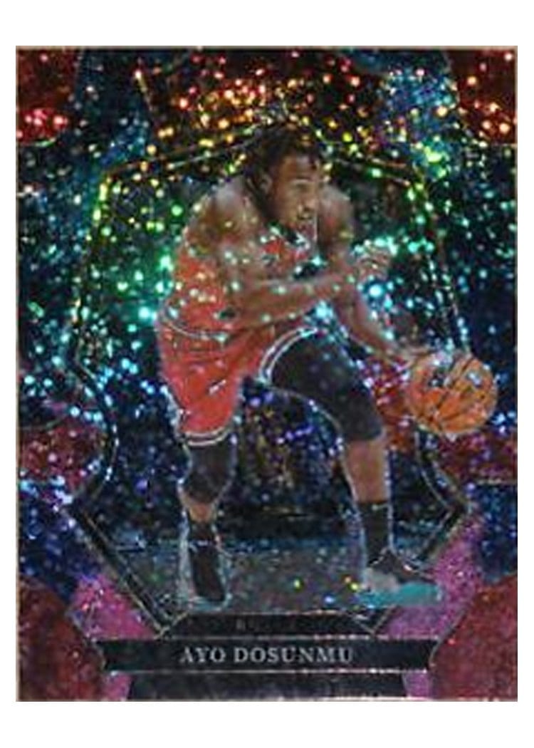 2022-23 Panini Select Base Set Ayo Dosunmu Cosmic Prizm #121 card