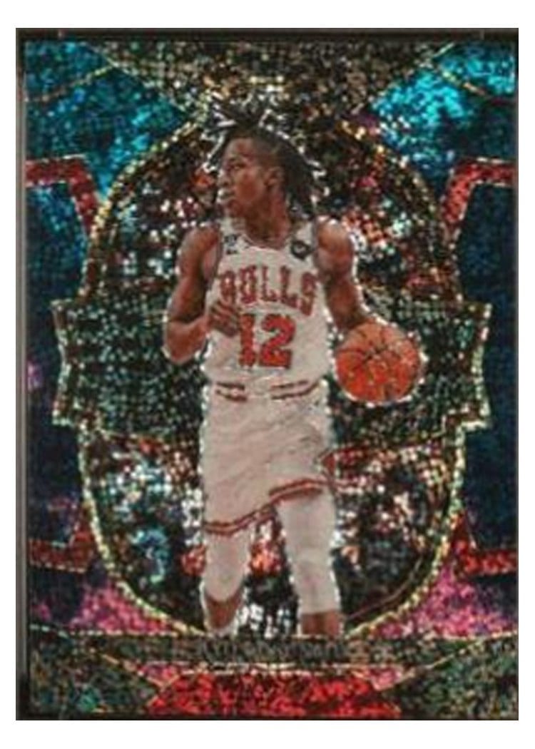 2022-23 Panini Select Base Set Ayo Dosunmu Cosmic Prizm #21 card