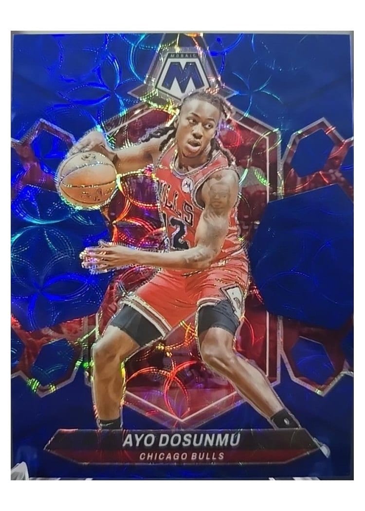 2023-24 Panini Mosaic Base Set Ayo Dosunmu #68 card