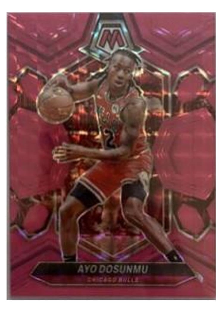 2023-24 Panini Mosaic Base Set Ayo Dosunmu #68 card