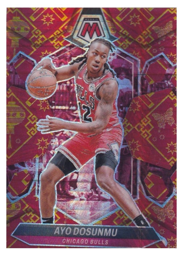 2023-24 Panini Mosaic Base Set Ayo Dosunmu #68 card