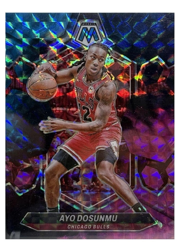 2023-24 Panini Mosaic Base Set Ayo Dosunmu #68 card