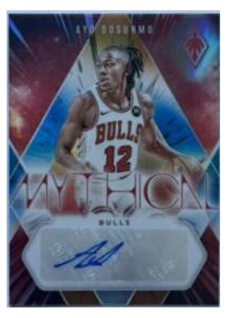 2023-24 Panini Phoenix Mythical Autographs Ayo Dosunmu #MA-AYO card