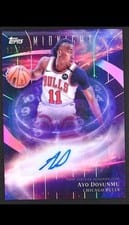 2025-26 Topps Midnight Stroke of Midnight Autographs Ayo Dosunmu #SM-AD card