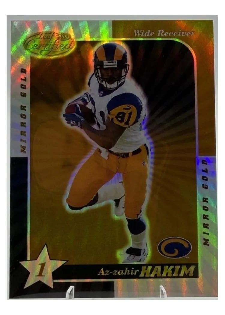 2000 Leaf Certified Az Zahir Hakim #85 card