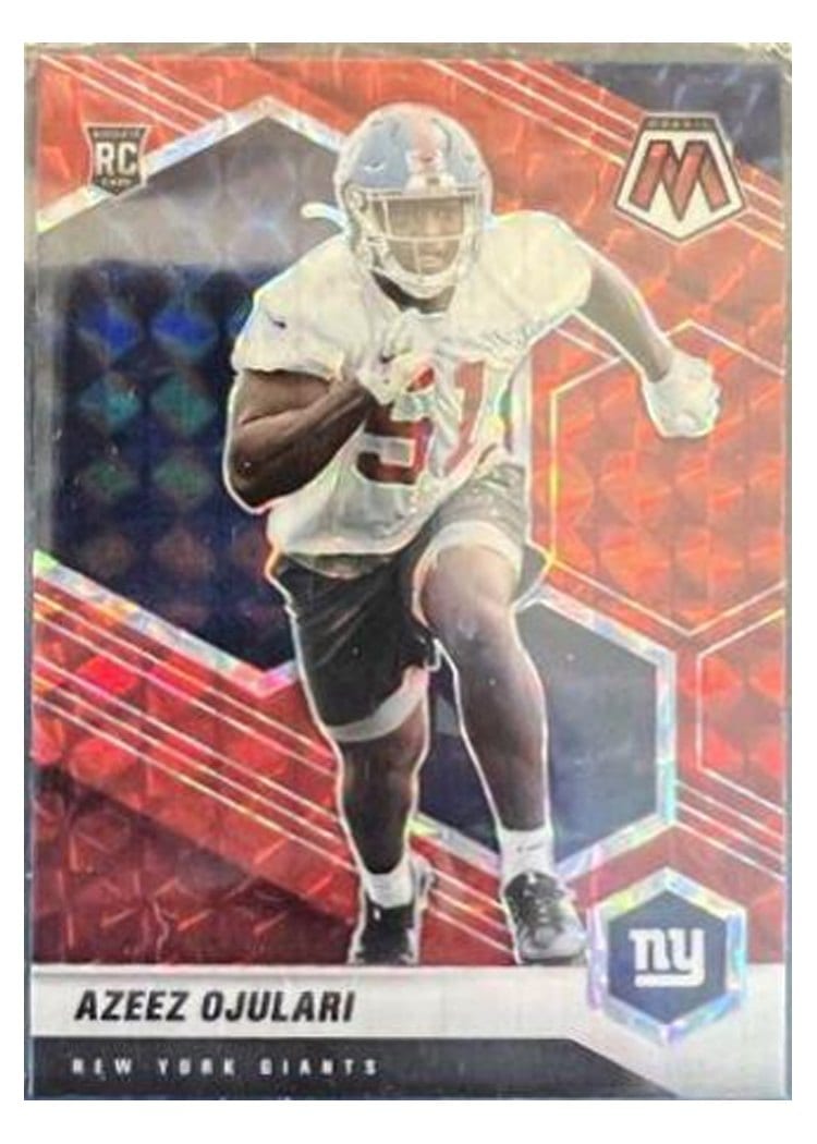 2021 Panini Mosaic Base Set Azeez Ojulari #356 card