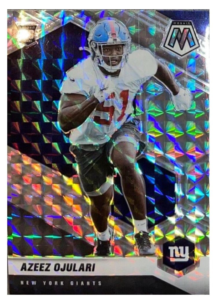 2021 Panini Mosaic Base Set Azeez Ojulari #356 card