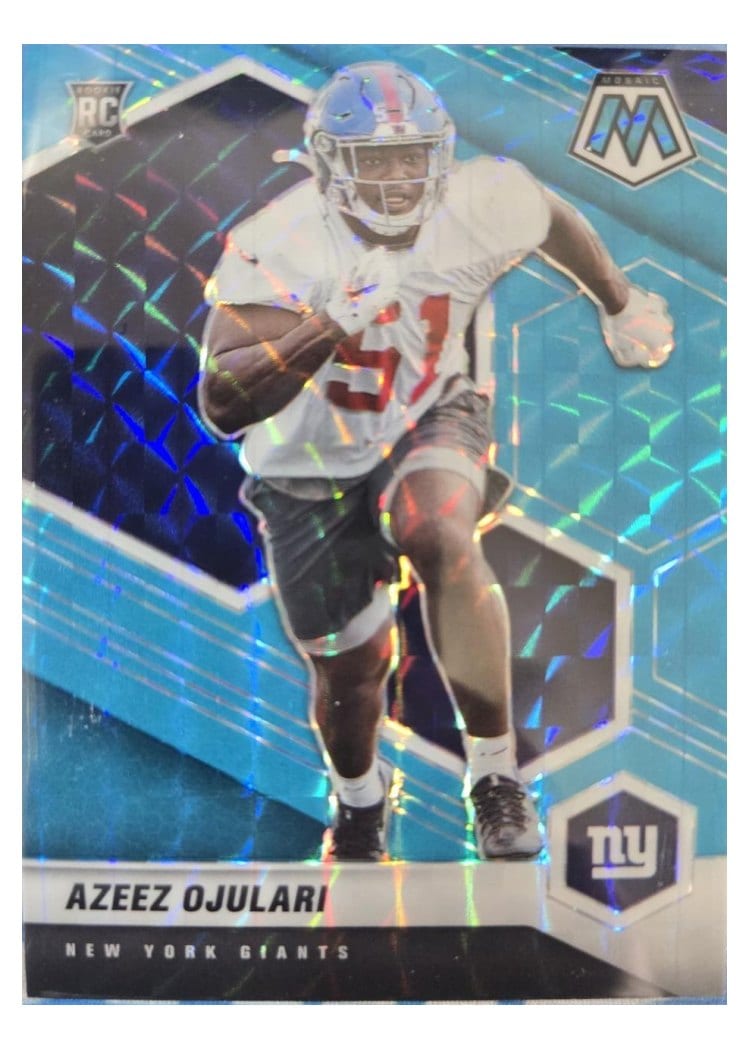 2021 Panini Mosaic Base Set Azeez Ojulari #356 card