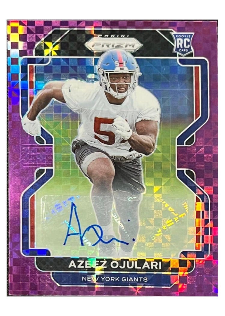 2021 Panini Prizm Base Set Azeez Ojulari #386 card