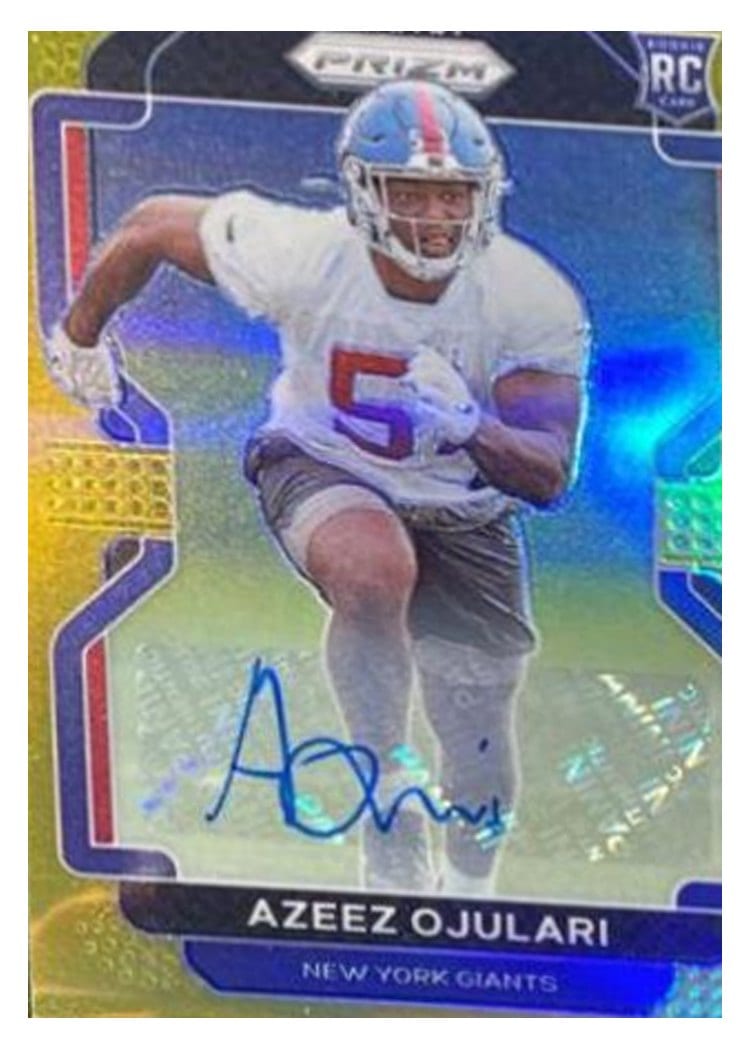 2021 Panini Prizm Base Set Azeez Ojulari #386 card