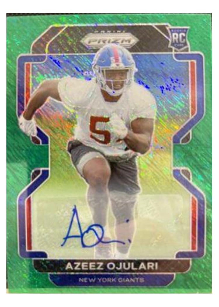 2021 Panini Prizm Base Set Azeez Ojulari #386 card