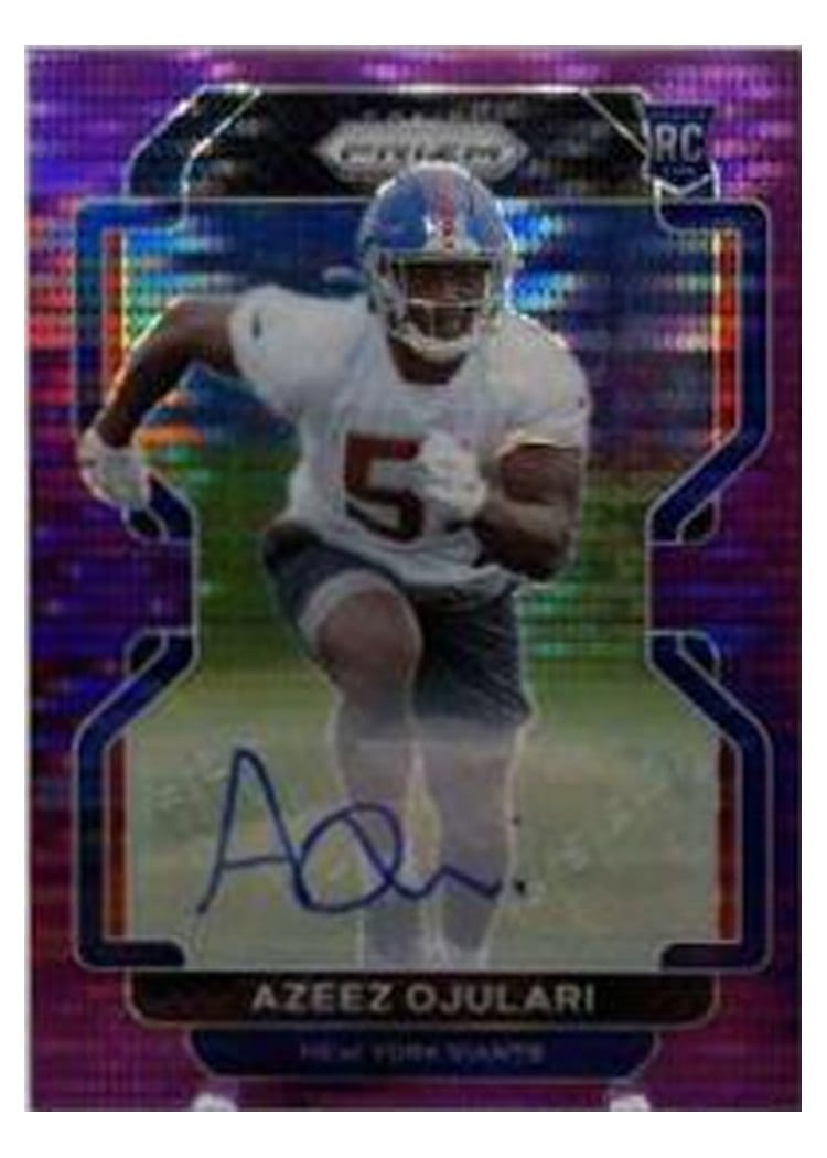 2021 Panini Prizm Base Set Azeez Ojulari #386 card