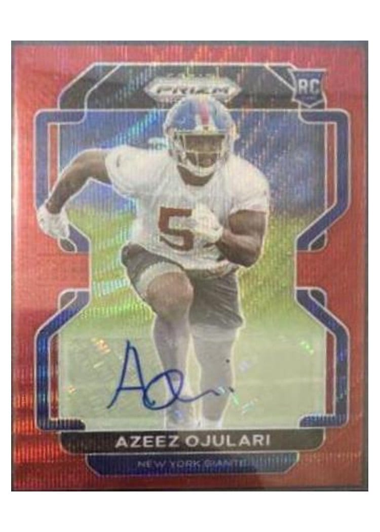 2021 Panini Prizm Base Set Azeez Ojulari #386 card