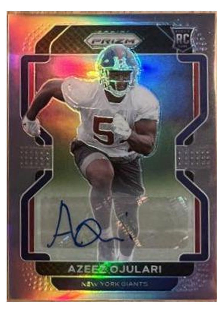 2021 Panini Prizm Base Set Azeez Ojulari #386 card