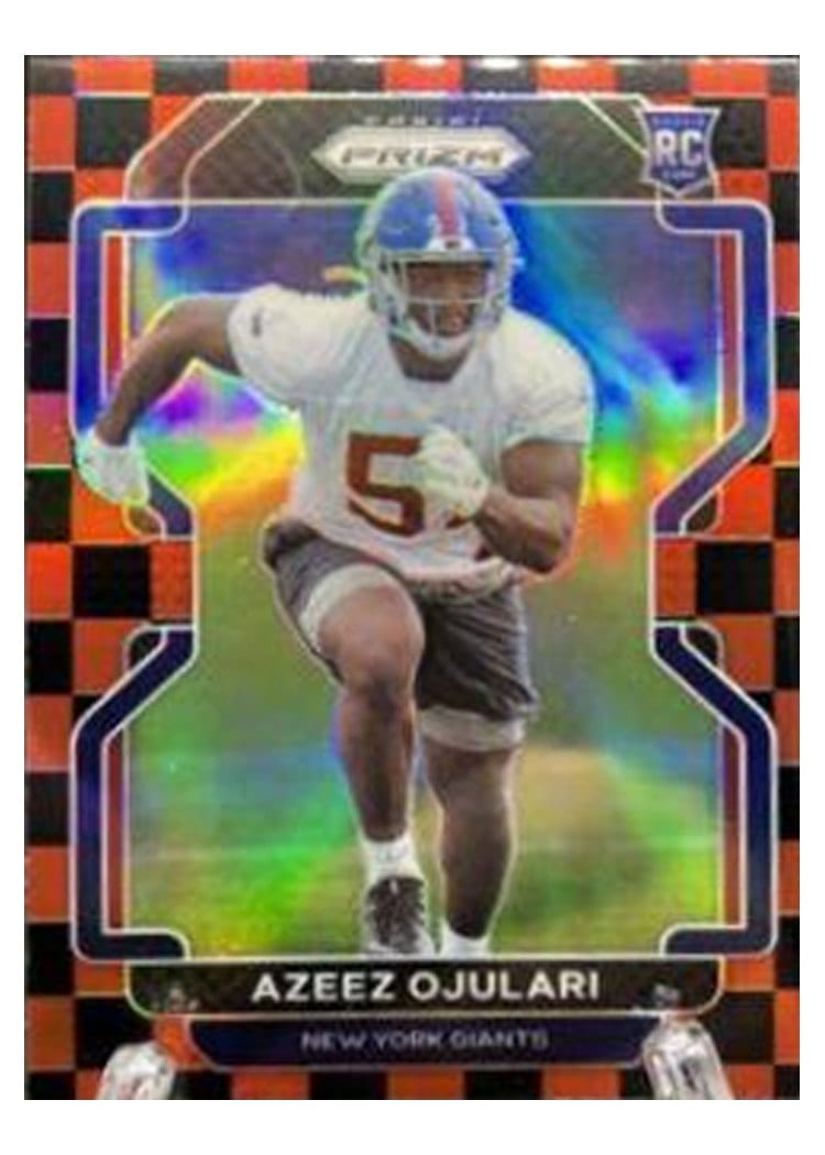 2021 Panini Prizm Base Set Azeez Ojulari #386 card