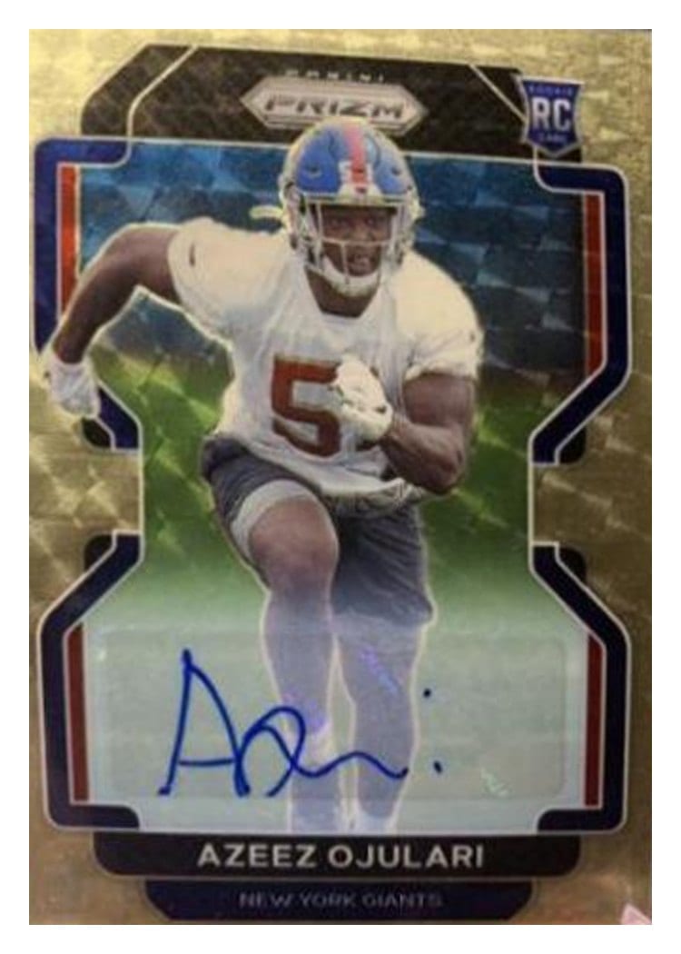 2021 Panini Prizm Base Set Azeez Ojulari #386 card
