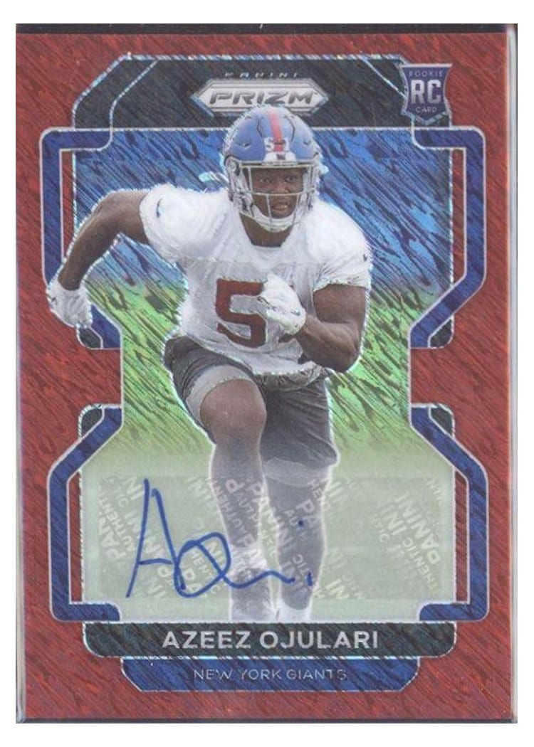 2021 Panini Prizm Base Set Azeez Ojulari #386 card