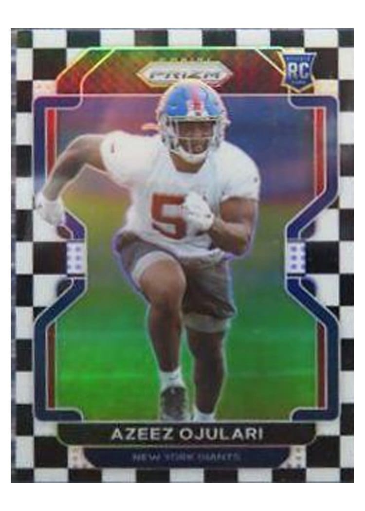 2021 Panini Prizm Base Set Azeez Ojulari #386 card