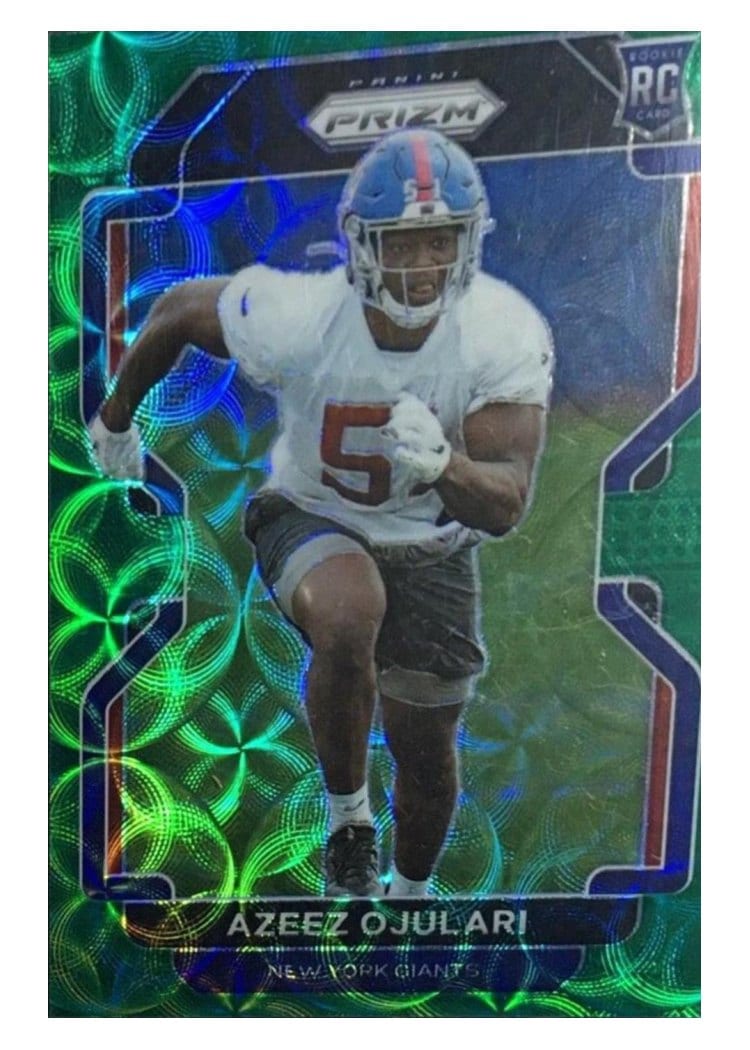2021 Panini Prizm Base Set Azeez Ojulari #386 card