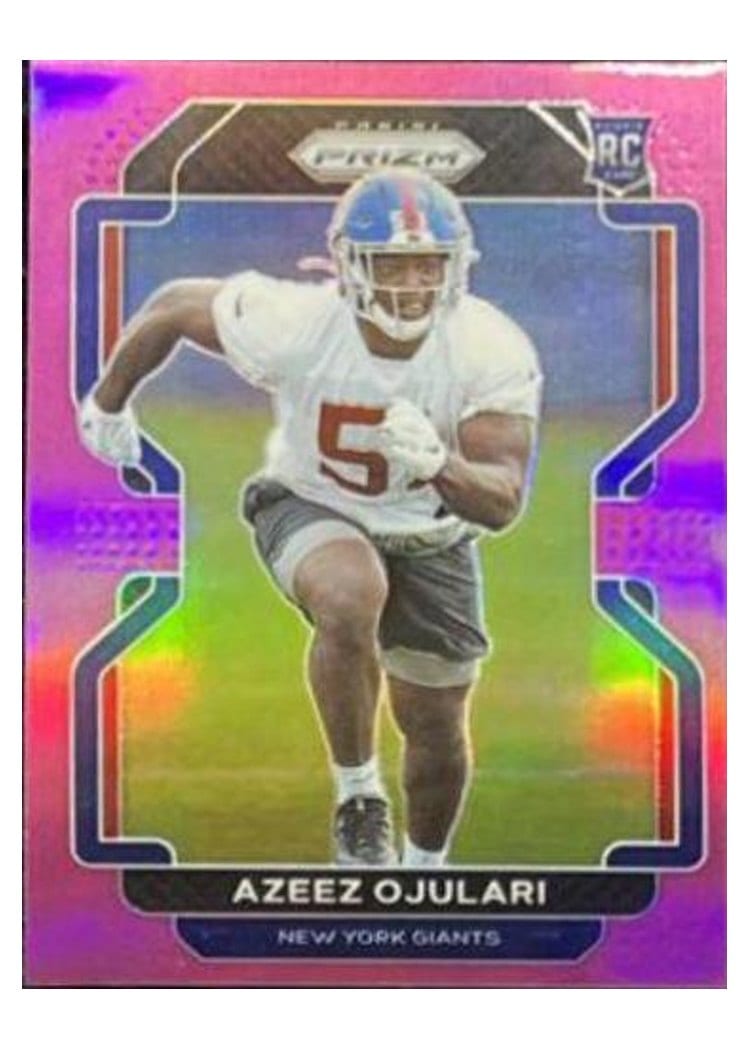 2021 Panini Prizm Base Set Azeez Ojulari #386 card