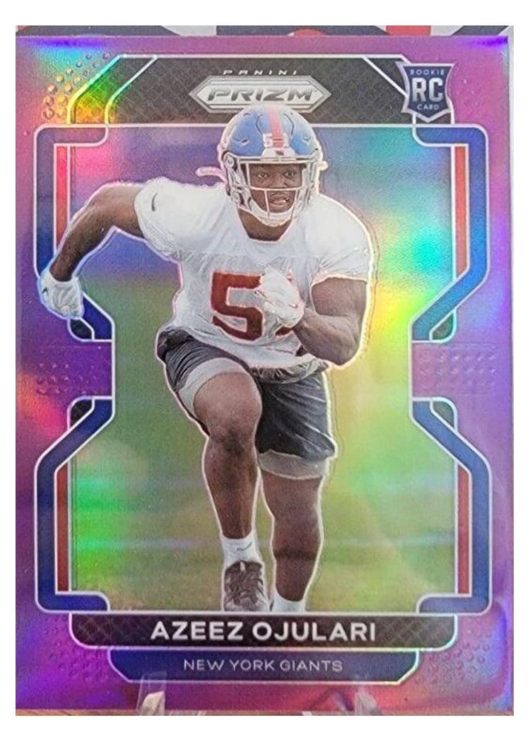 2021 Panini Prizm Base Set Azeez Ojulari #386 card