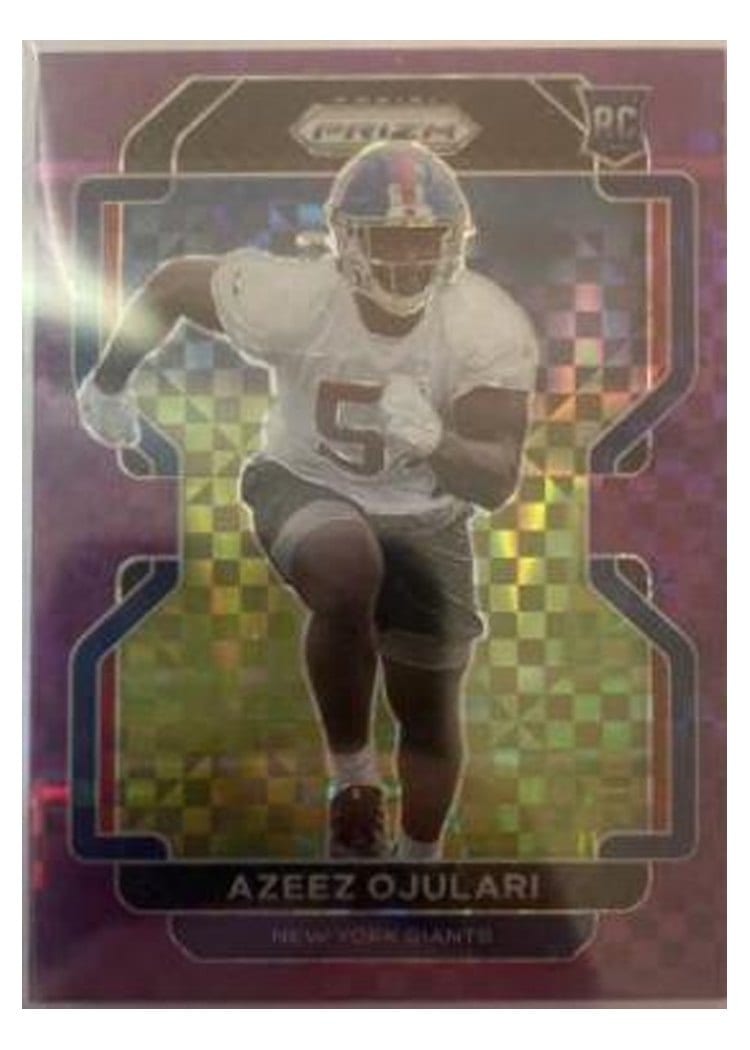 2021 Panini Prizm Base Set Azeez Ojulari #386 card