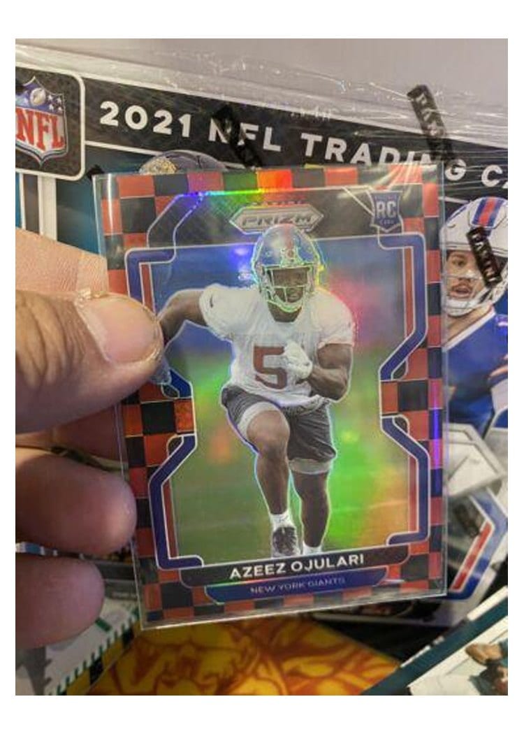 2021 Panini Prizm Base Set Azeez Ojulari #386 card