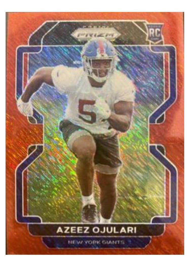 2021 Panini Prizm Base Set Azeez Ojulari #386 card