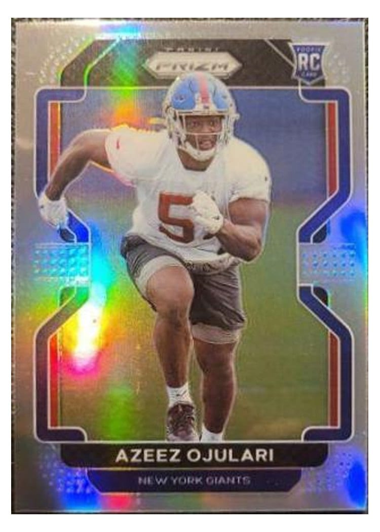 2021 Panini Prizm Base Set Azeez Ojulari #386 card