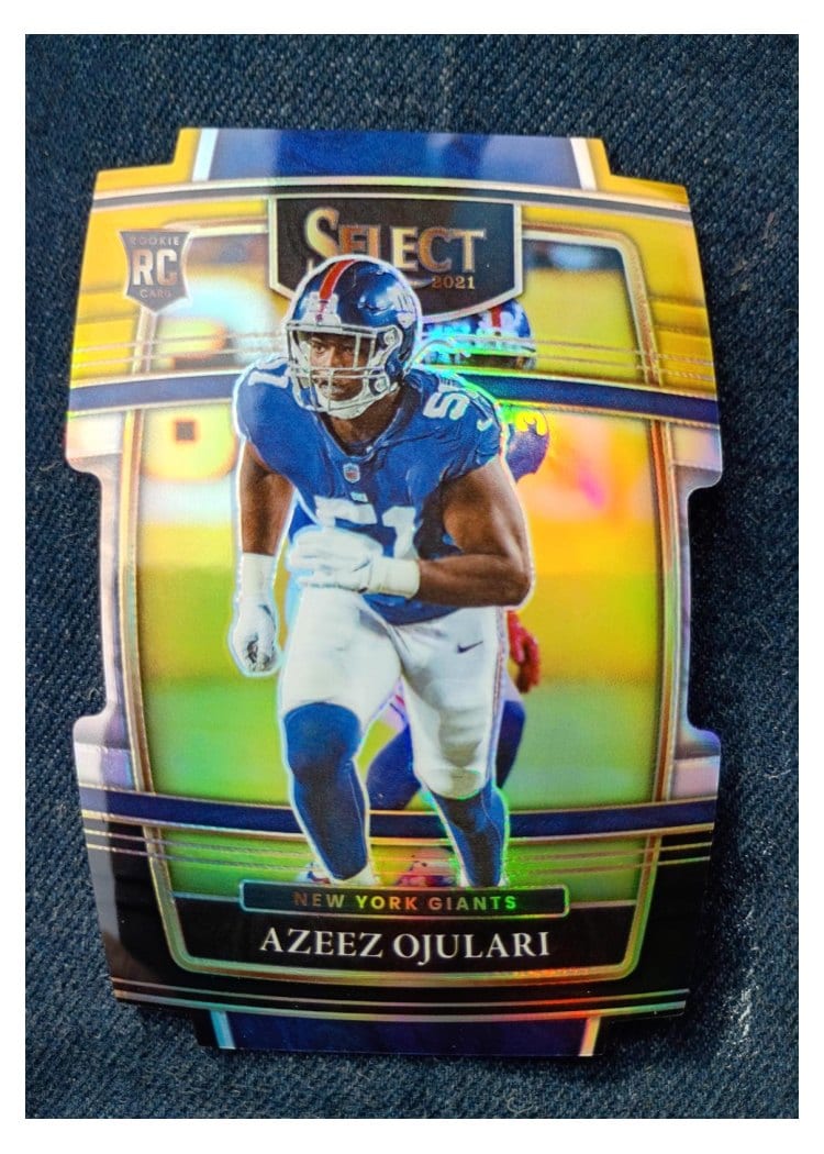 2021 Panini Select Base Set Azeez Ojulari #91 card