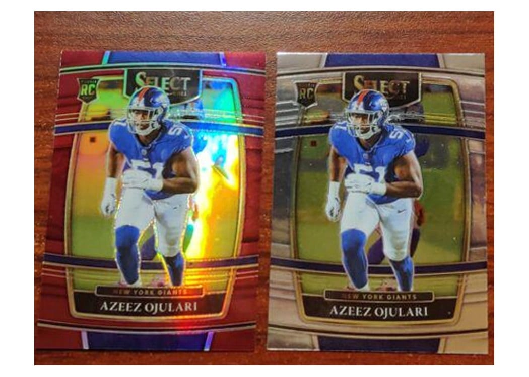 2021 Panini Select Base Set Azeez Ojulari #91 card