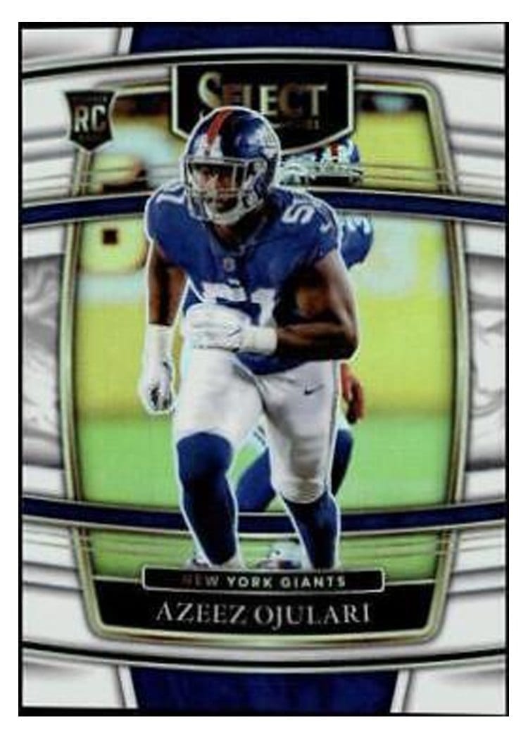 2021 Panini Select Base Set Azeez Ojulari #91 card