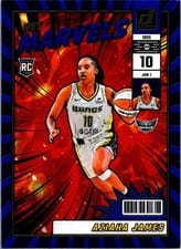 2025-26 Donruss WNBA Net Marvels Aziaha James #18 card