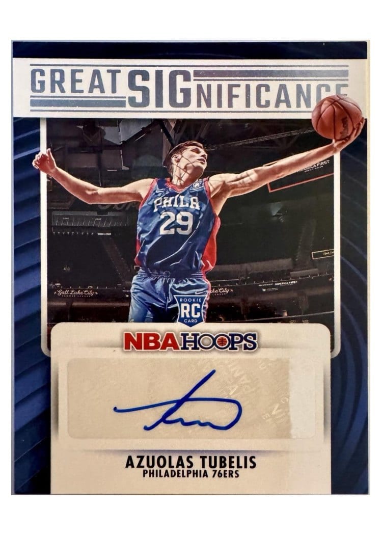 2023-24 Hoops Great SIGnificance Azuolas Tubelis #GS-AZL card