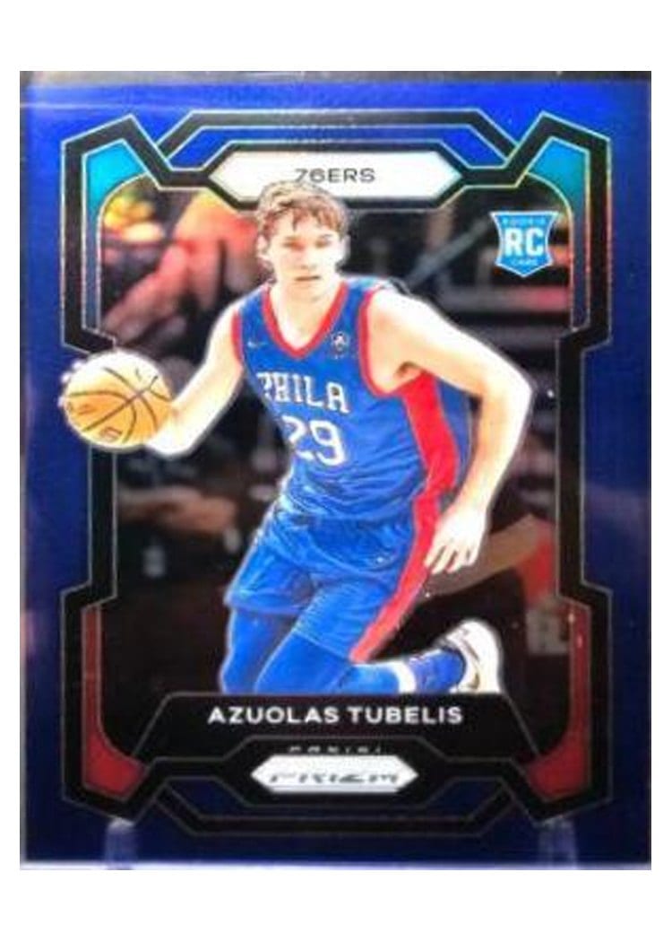 2023-24 Panini Prizm Base Set Azuolas Tubelis Blue #283 card