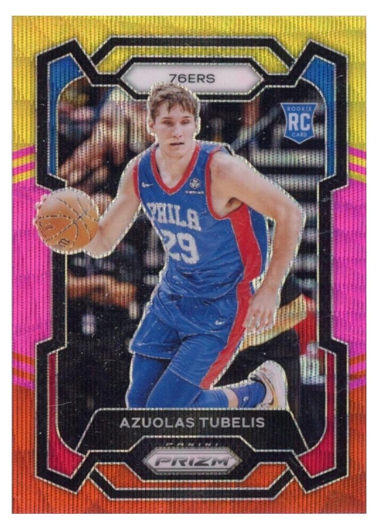 2023-24 Panini Prizm Base Set Azuolas Tubelis #283 card