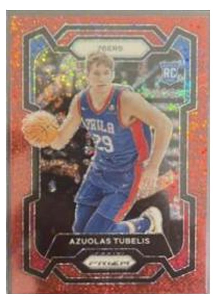 2023-24 Panini Prizm Base Set Azuolas Tubelis #283 card